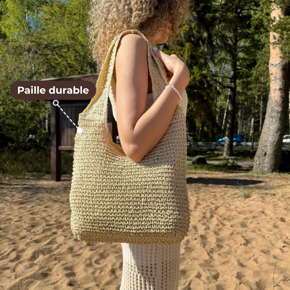 Yseult | Fourre - tout en paille - Charme Breton