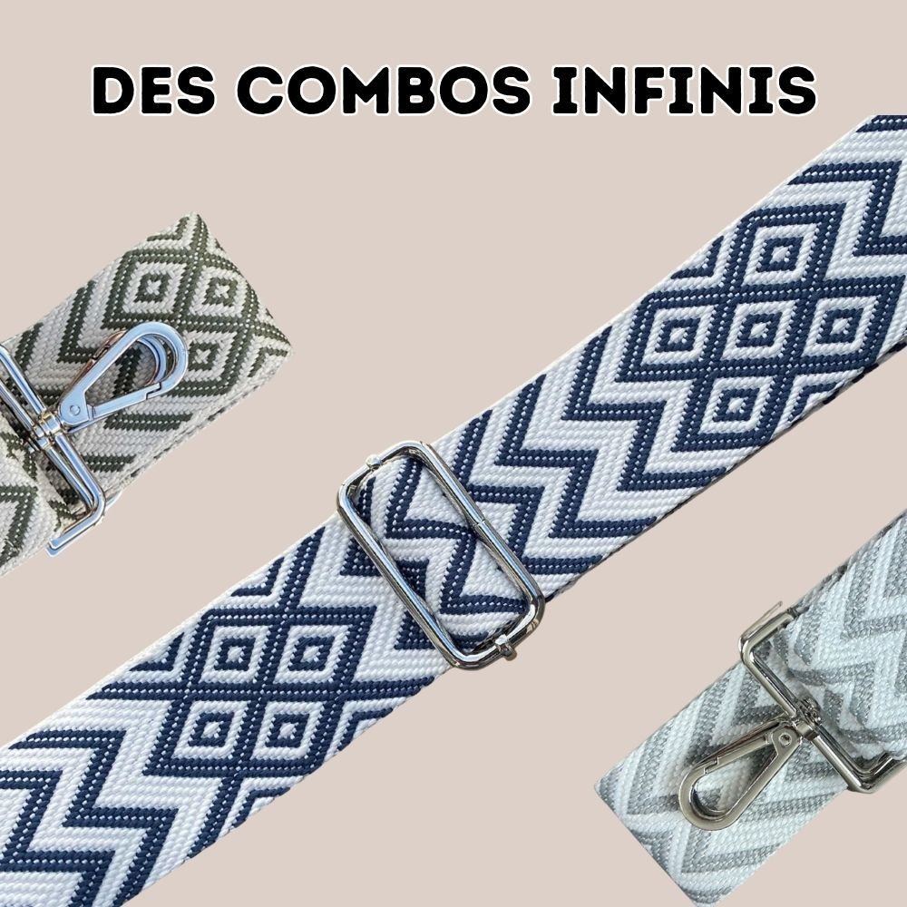 Bandoulière Interchangeable à motifs - Charme Breton