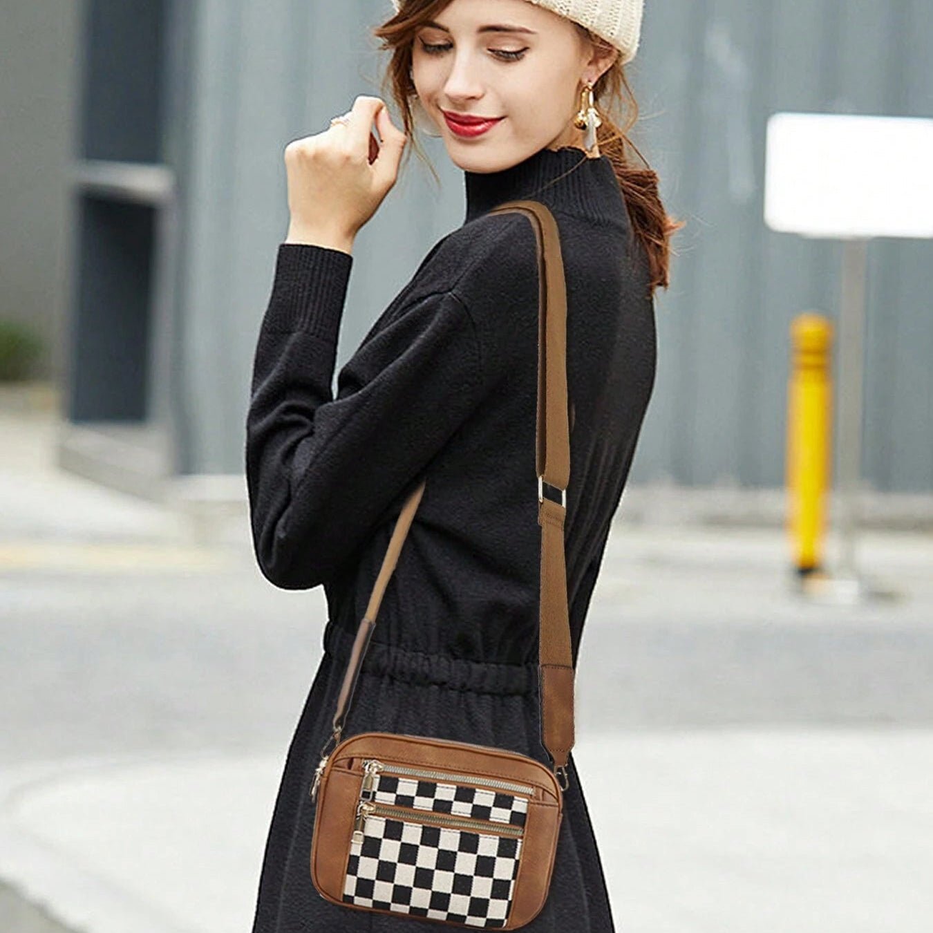 Victoria | Sac damier - Charme Breton