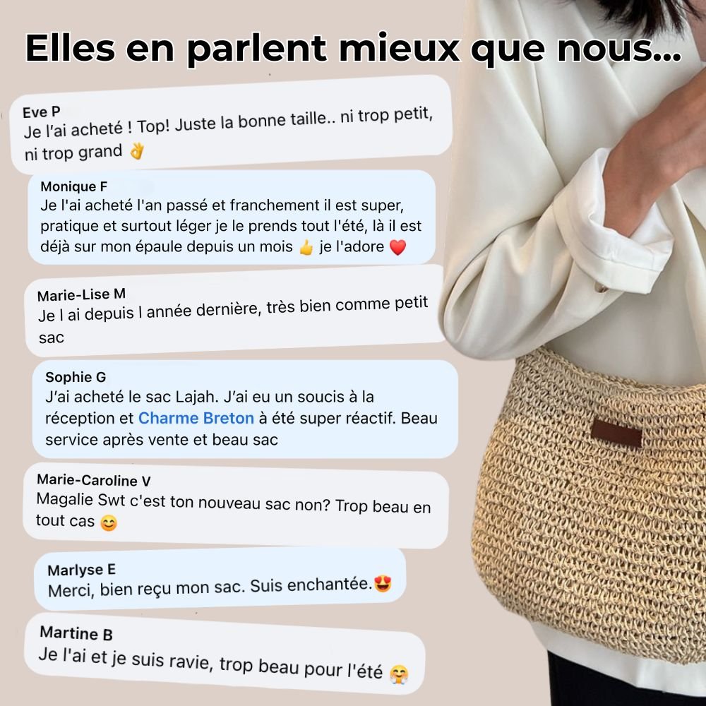 Lajah | Sac en bandoulière - Charme Breton