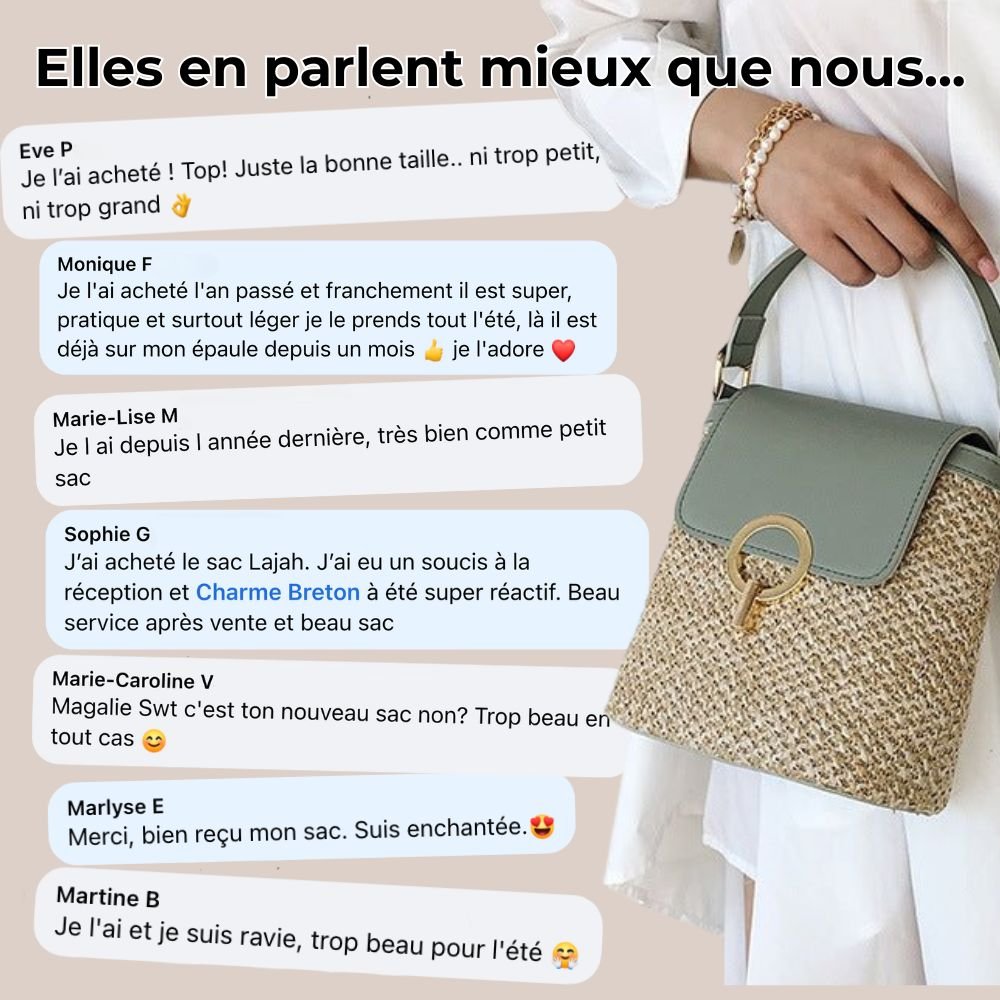 Ondine | Sac en paille - Charme Breton