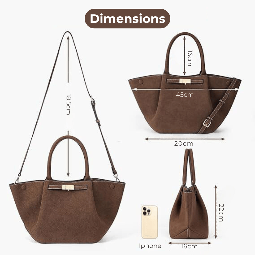 Andrea | Sac Suède Végan - Charme Breton