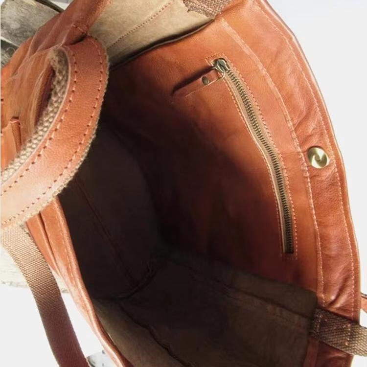Héra | Sac Cuir Vieillis - Charme Breton