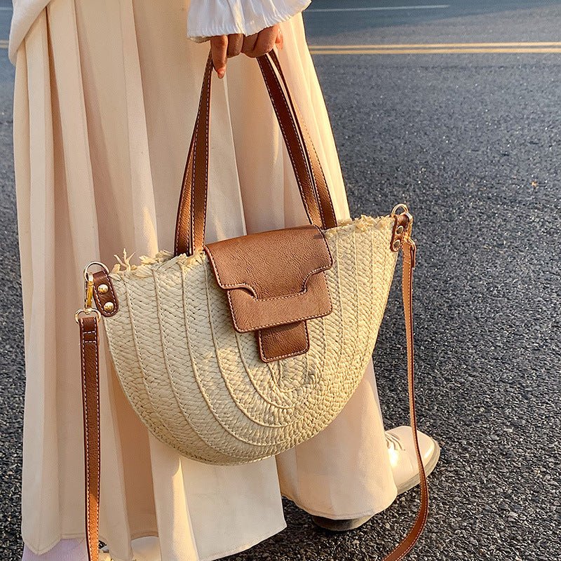 Sunny | Tote Bag en Paille - Charme Breton