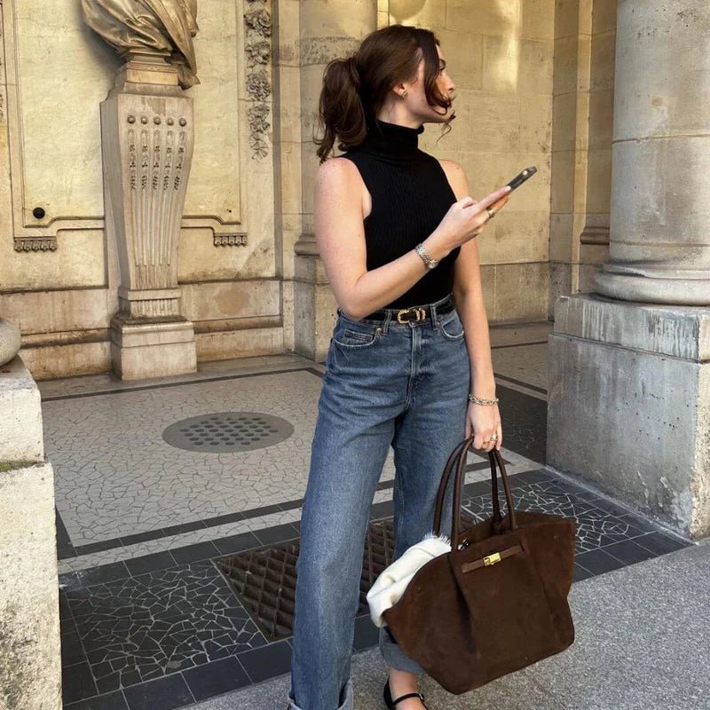 Andrea | Sac Suède Végan - Charme Breton