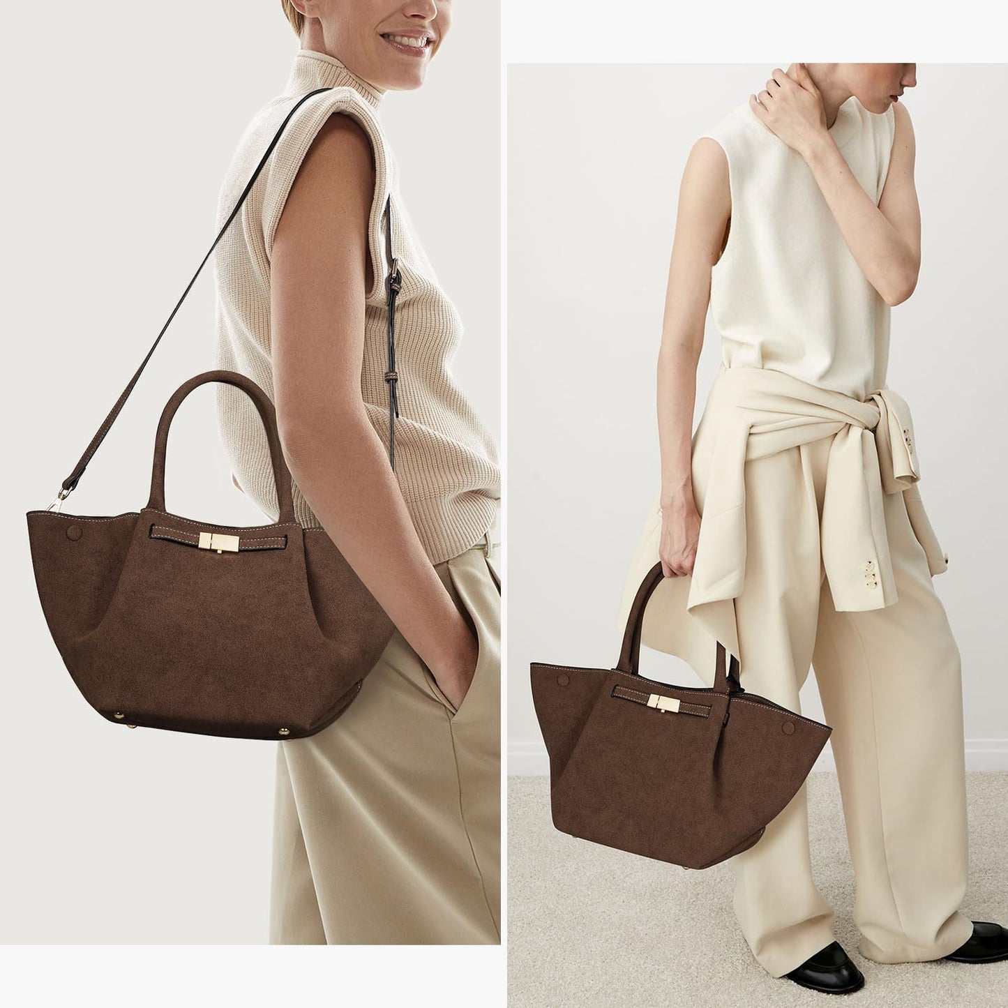 Andrea | Sac Suède Végan - Charme Breton