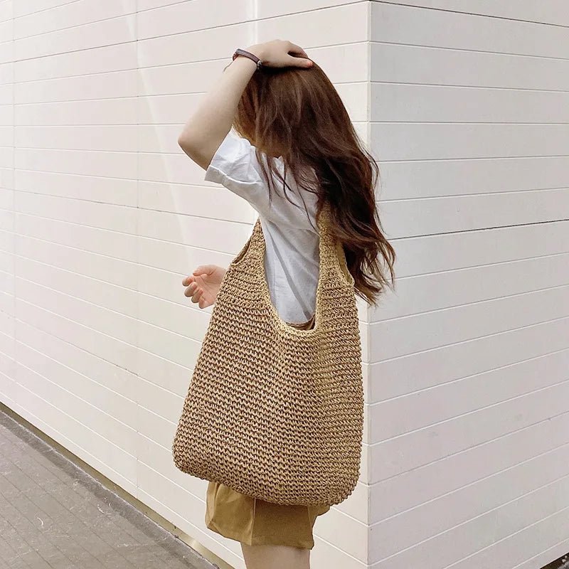 Yseult | Fourre - tout en paille - Charme Breton