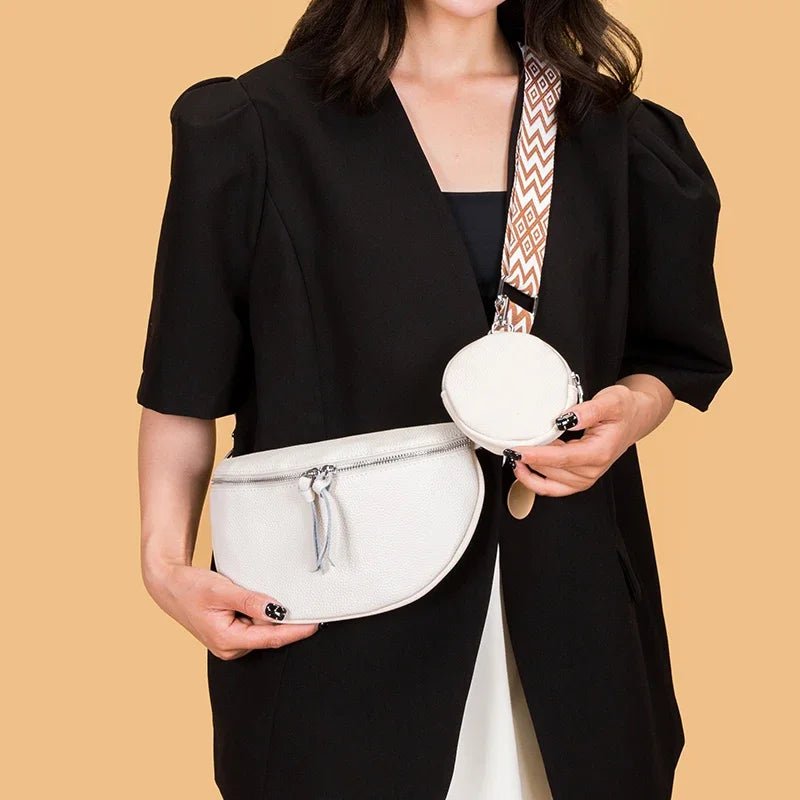 Anouk | Banane Cuir Véritable - Charme Breton