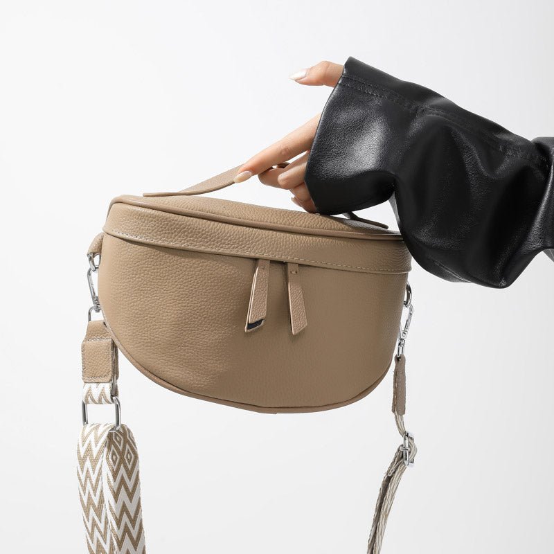 Chloé | Banane Cuir Véritable - Charme Breton