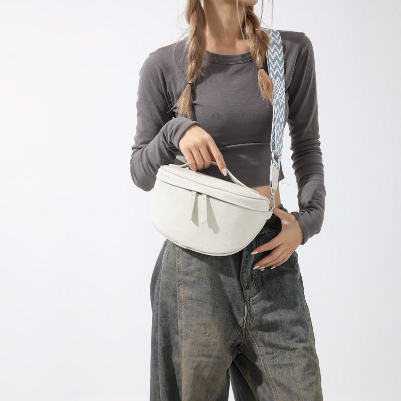 Chloé | Banane Cuir Véritable - Charme Breton