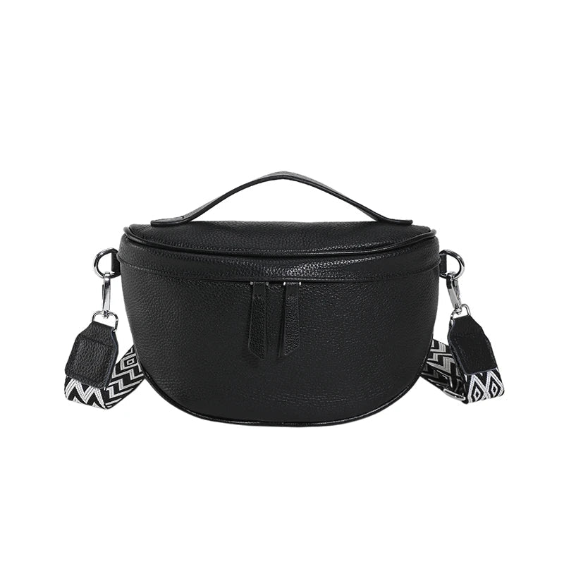 Chloé | Banane Cuir Véritable - Charme Breton