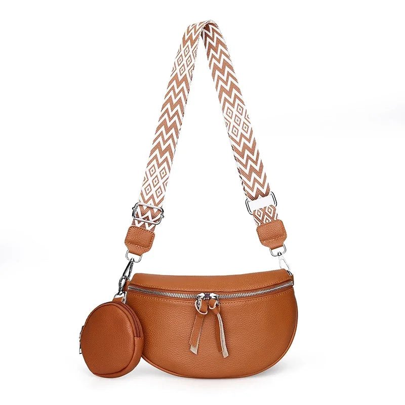 Anouk | Banane Cuir Véritable - Charme Breton