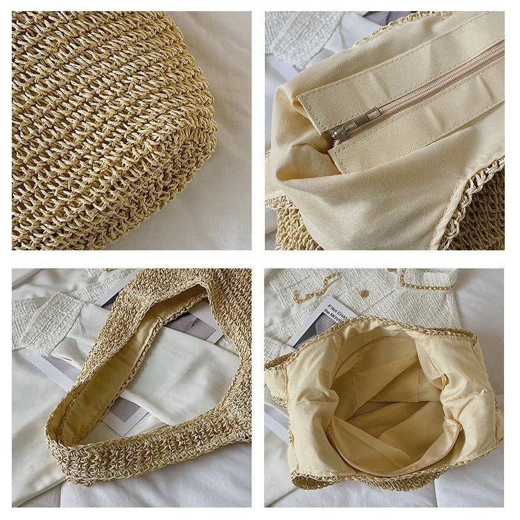 Yseult | Fourre - tout en paille - Charme Breton