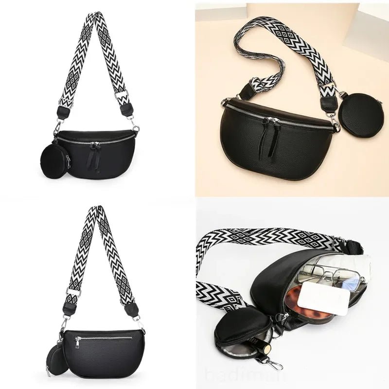 Anouk | Banane Cuir Véritable - Charme Breton