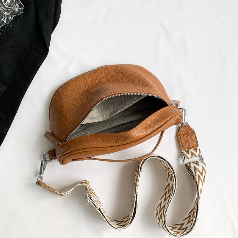 Chloé | Banane Cuir Véritable - Charme Breton