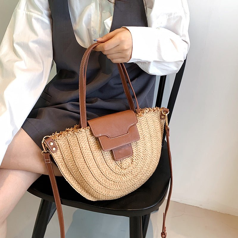 Sunny | Tote Bag en Paille - Charme Breton