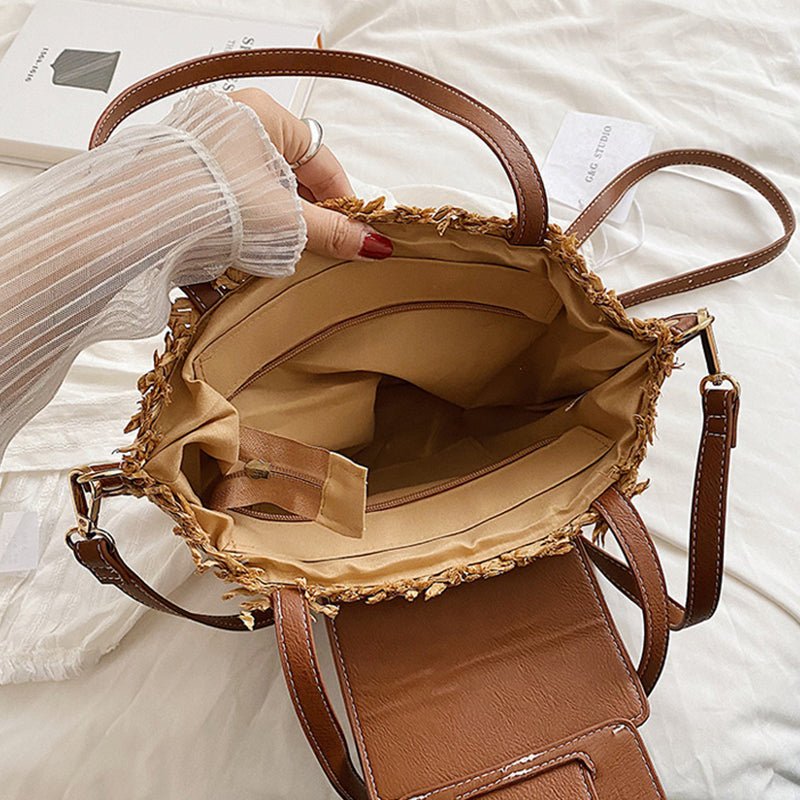 Sunny | Tote Bag en Paille - Charme Breton
