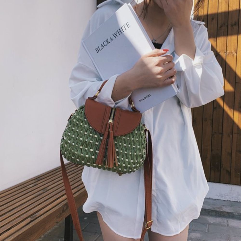Amélie | Sac Raphia - Charme Breton