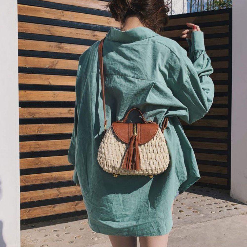 Amélie | Sac Raphia - Charme Breton